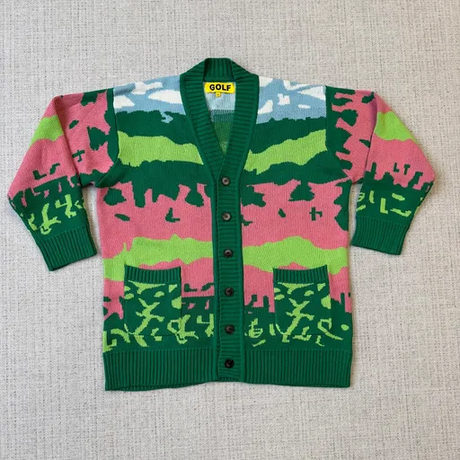 Golf Wang Green Cardigan