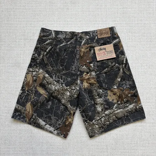 Stüssy Camo Denim Shorts