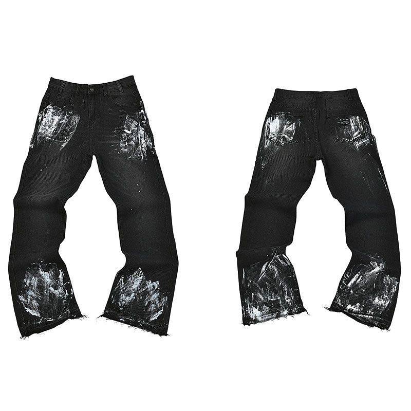 Gallery Dept Jeans — Чёрные с краской