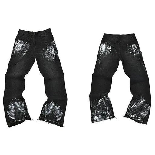 Gallery Dept Jeans — Чёрные с краской