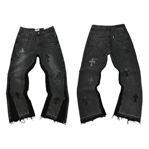 Gallery Dept Jeans — Чёрные с крестами