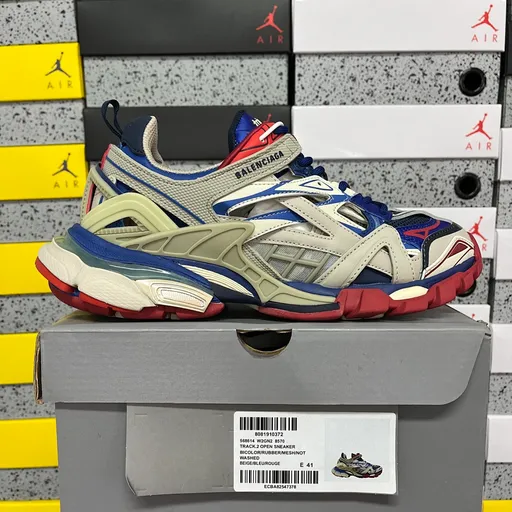 Balenciaga Track Серый/Синий/Красный