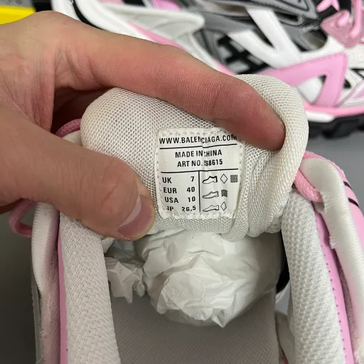 Balenciaga Track Белый/Розовый/Зелёный
