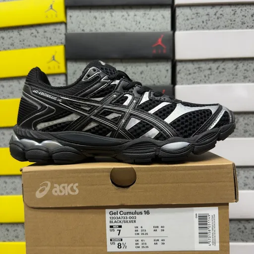 ASICS Gel-Cumulus 16 Black/Silver