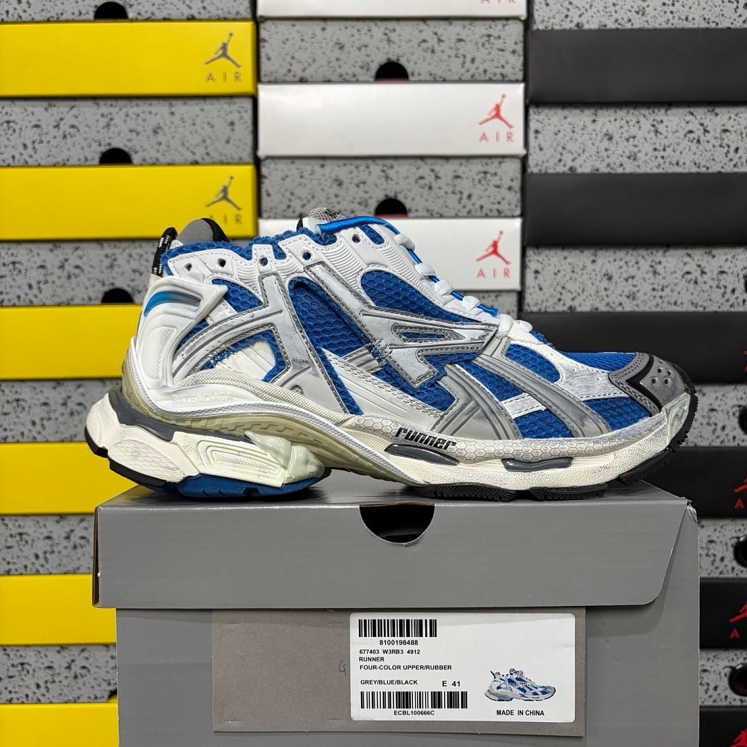 Balenciaga Runner 7.0 Белый/Синий