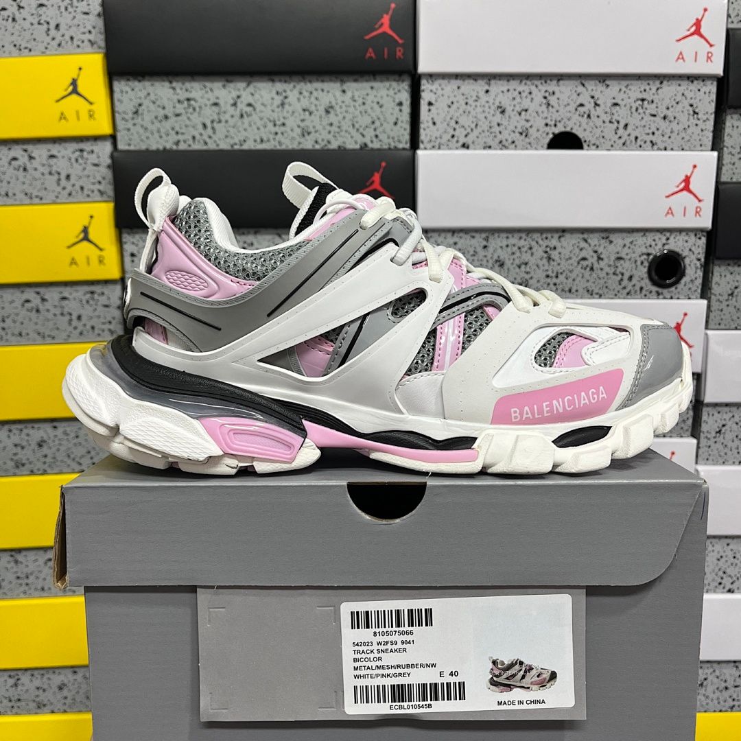 Balenciaga Track 3.0 Белый/Розовый/Серый