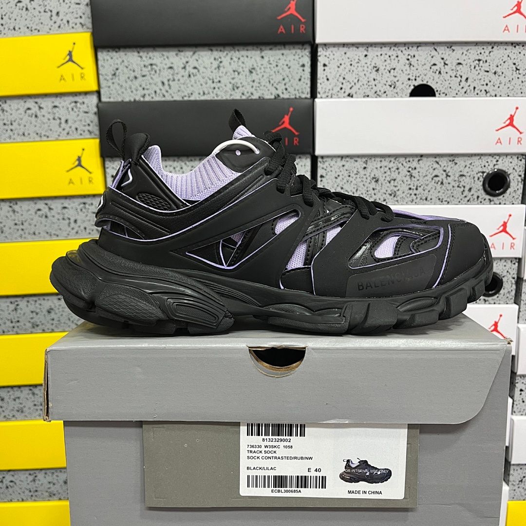 Balenciaga Track 3.0 Чёрный/Фиолетовый