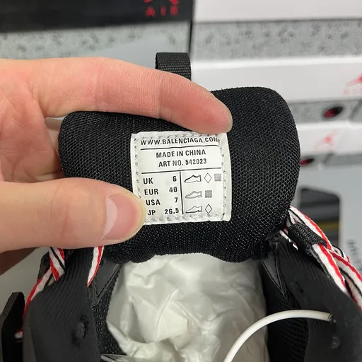 Balenciaga Track 3.0 Чёрный/Красный