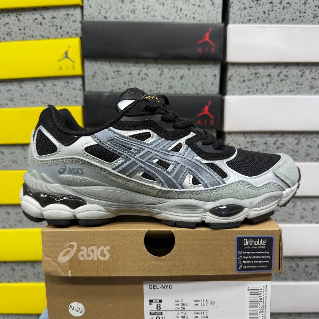 ASICS Gel-NYC Чёрный/Серебристый