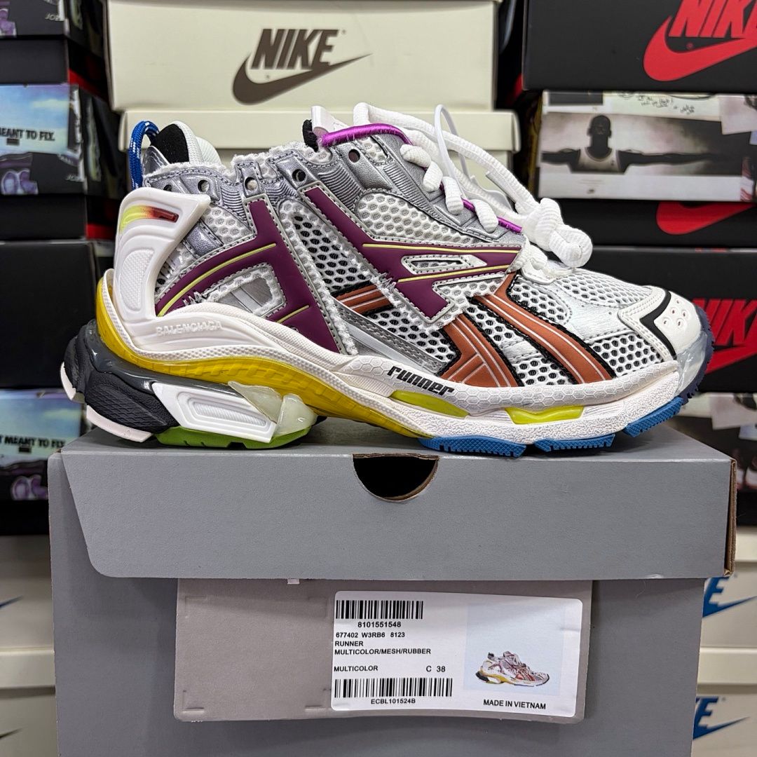 Balenciaga Runner 7.0 Бордовый/Белый