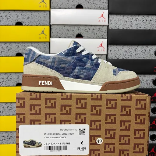 Fendi Match Sneaker FF Blue