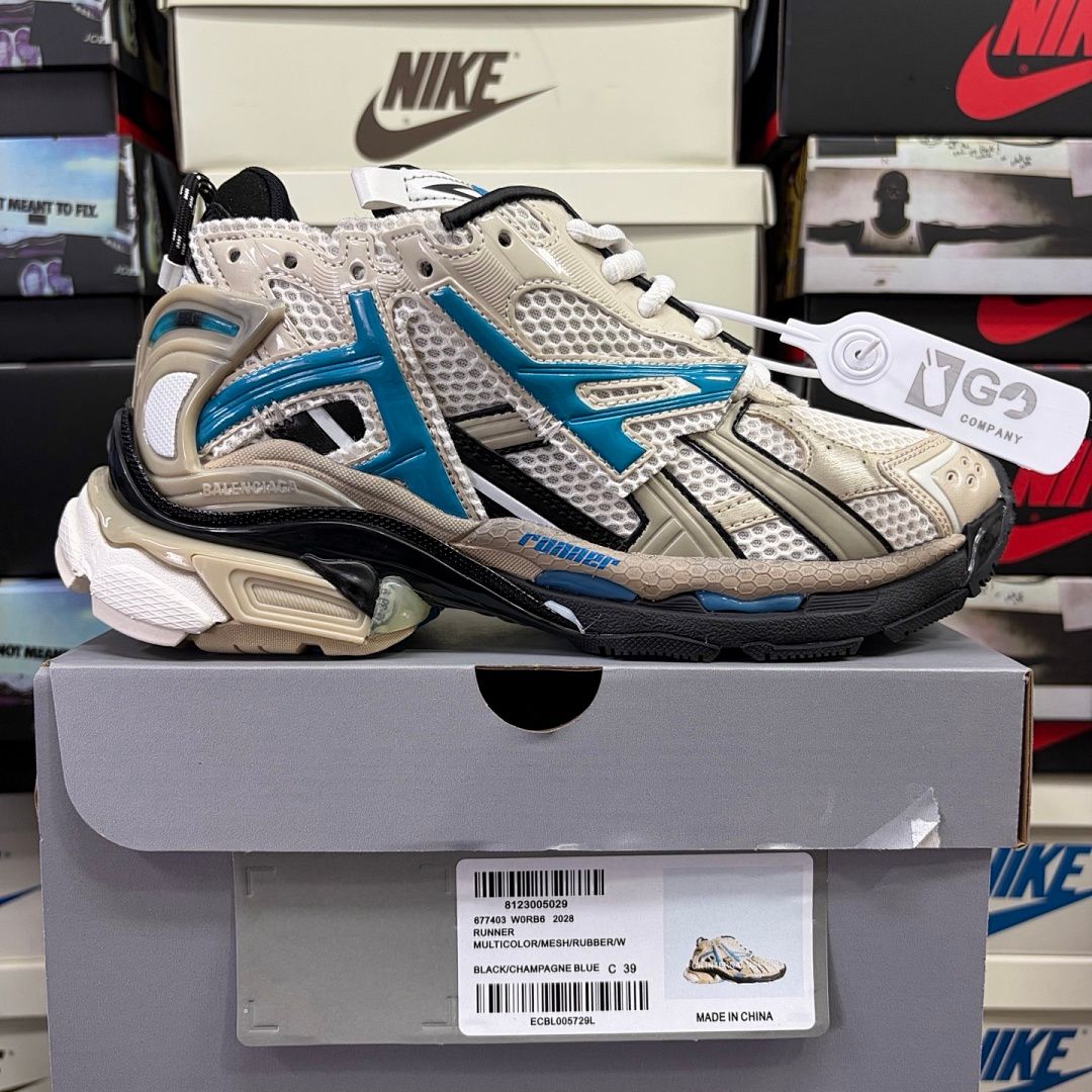 Balenciaga Runner 7.0 Серый/Синий