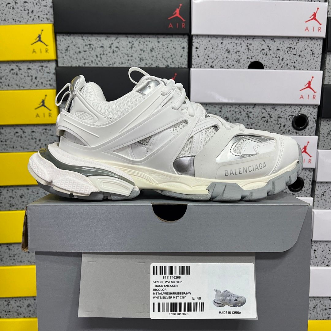 Balenciaga Track 3.0 Белый/Серебристый