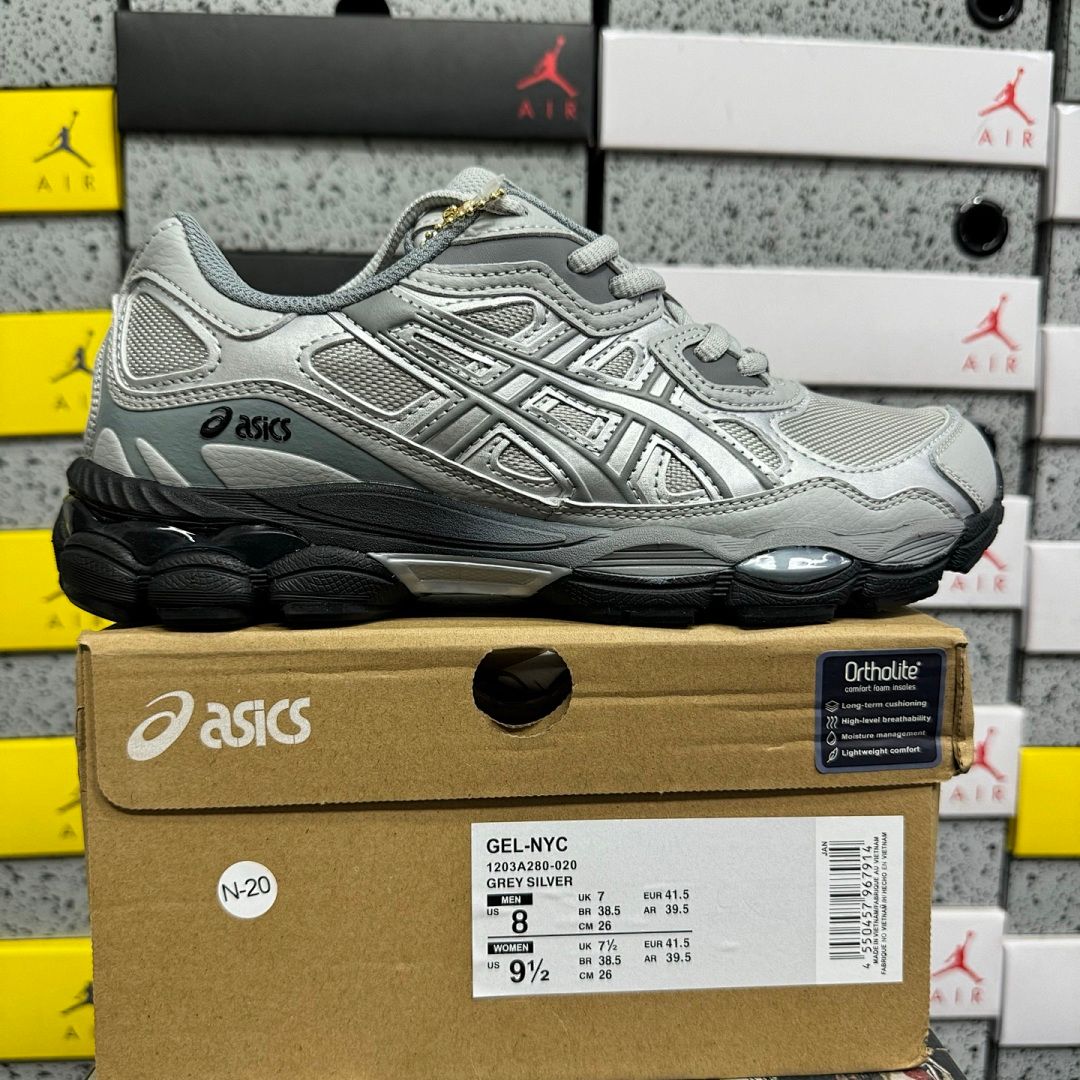 ASICS Gel-NYC Серый/Серебристый/Чёрный