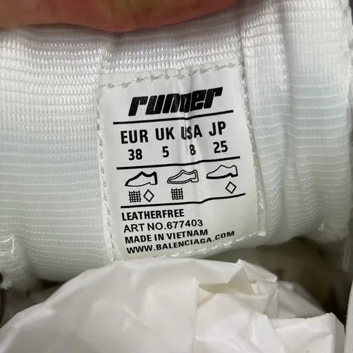 Balenciaga Runner 7.0 Серебристый/Белый