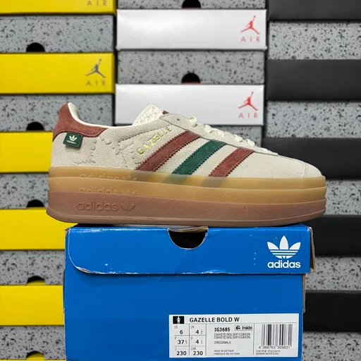 adidas Gazelle Bold Cream/Green