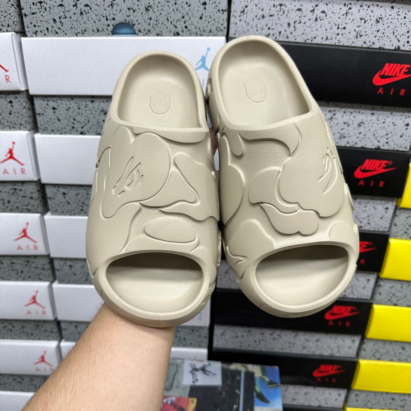 Bape Slides - Beige