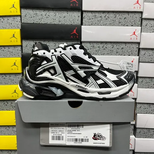 Balenciaga Runner 7.0 LED Чёрный/Белый