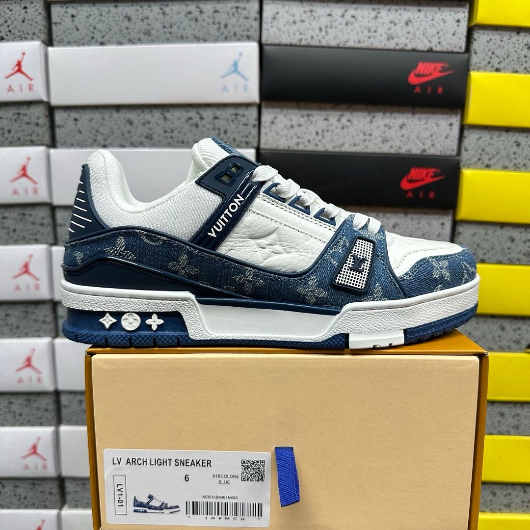 Louis Vuitton LV Trainer Denim Monogram