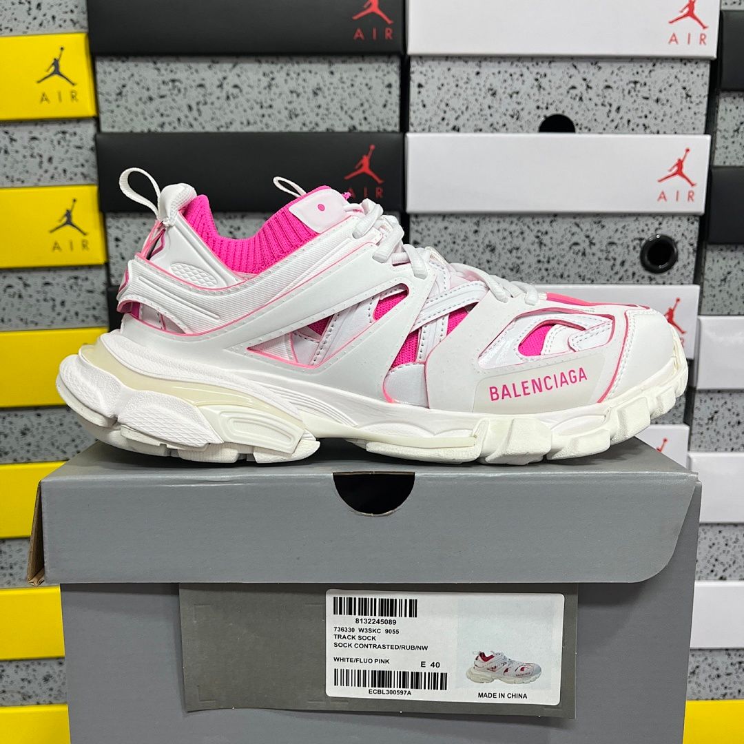 Balenciaga Track 3.0 Белый/Розовый