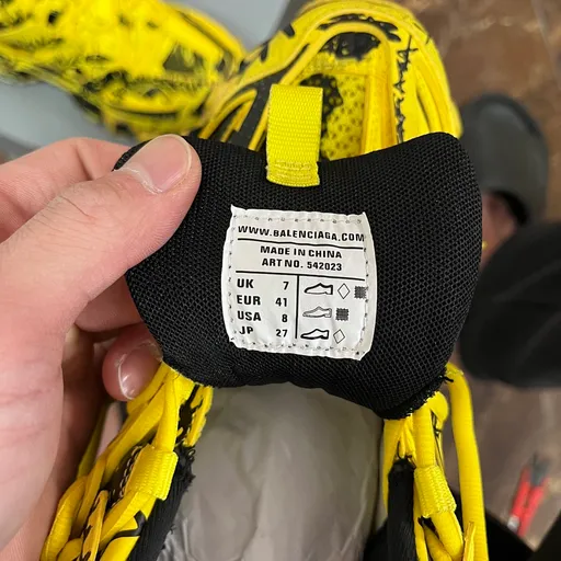 Balenciaga Track 3.0 Чёрный/Жёлтый