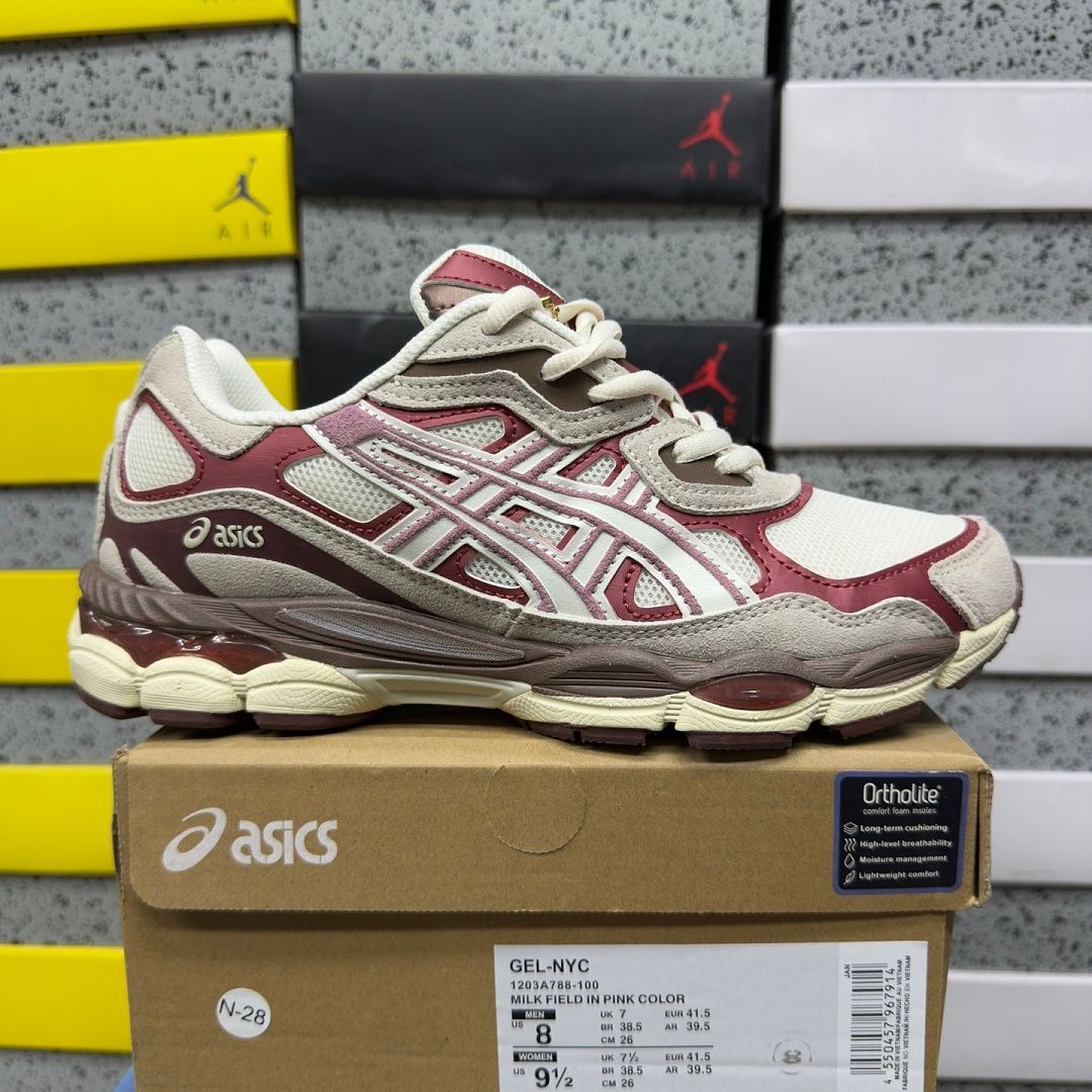 ASICS Gel-NYC Бордовый/Розовый