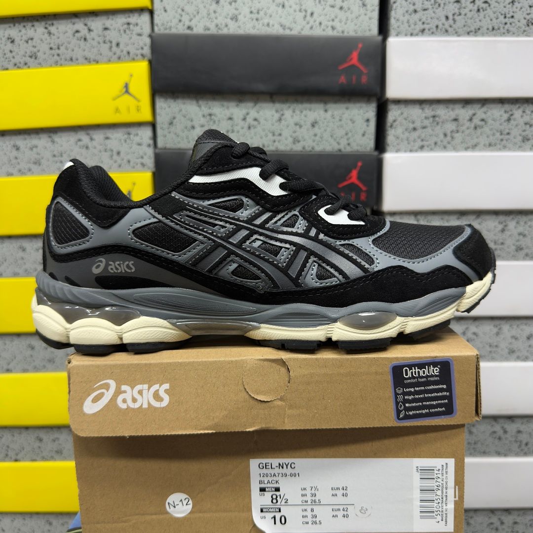 ASICS Gel-NYC Чёрный/Серый/Серебристый