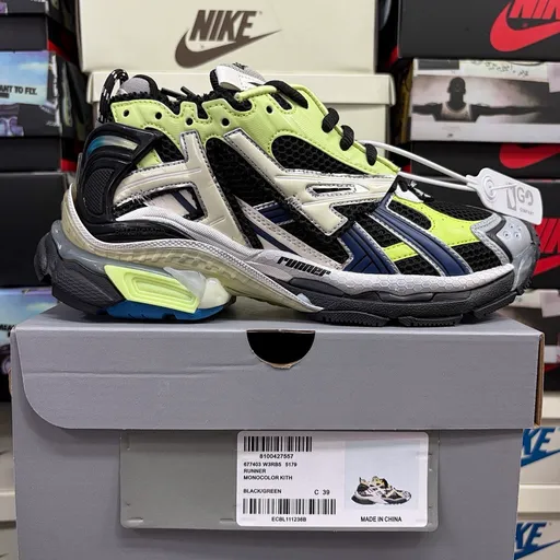Balenciaga Runner 7.0 Зелёный/Синий