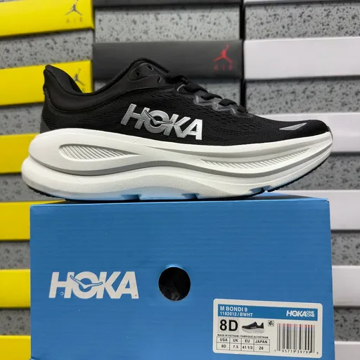 HOKA Bondi 9 Black/White