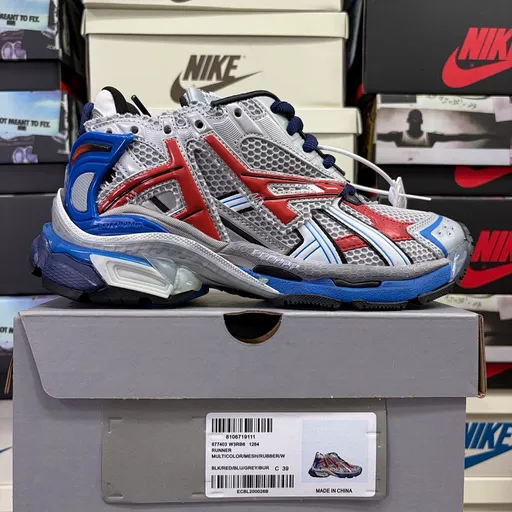 Balenciaga Runner 7.0 Серый/Синий/Красный