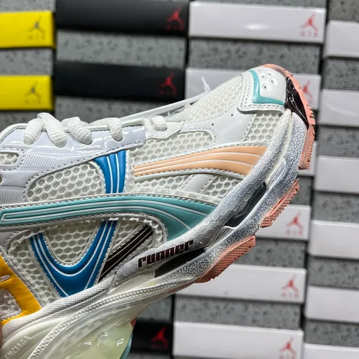 Balenciaga Runner 7.5 Белый/Жёлтый