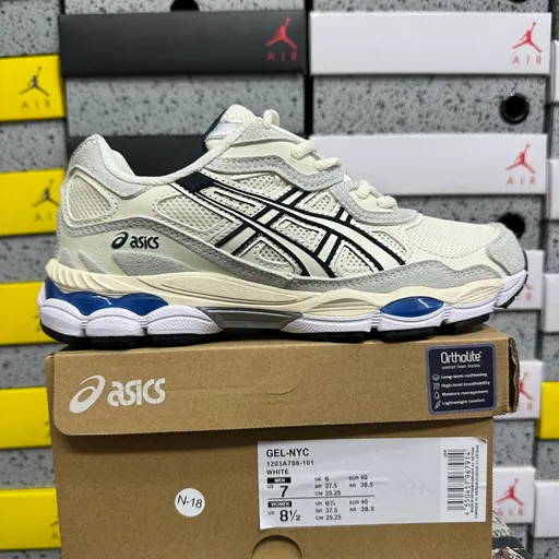 ASICS Gel-NYC Кремовый/Чёрный/Синий