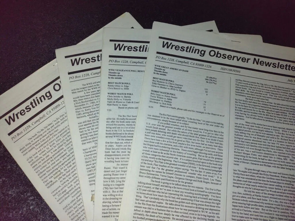 DragonKingKarl Classic Wrestling Show: The first newsletters of the 1990s