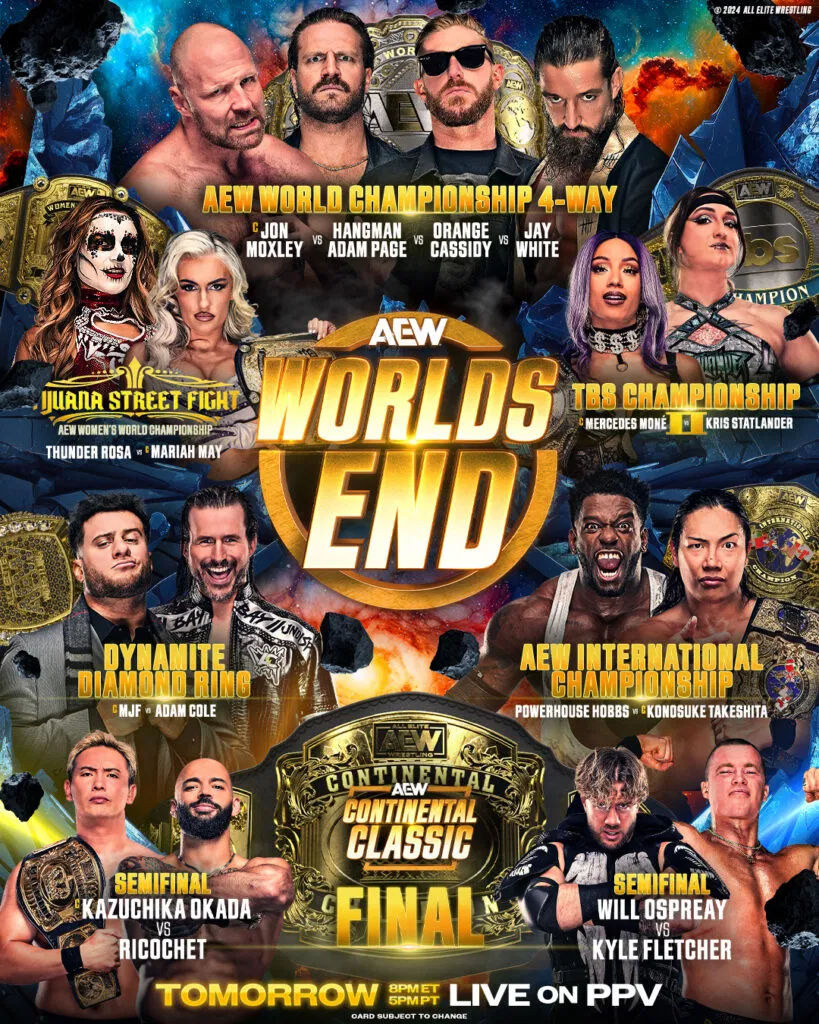 WOL: AEW World’s End preview, tonight’s TV, Jax Dane