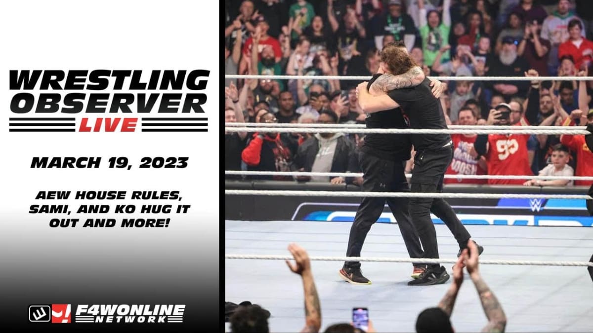 Wrestling Observer Live: Sami Zayn &amp; Kevin Owens hug it out