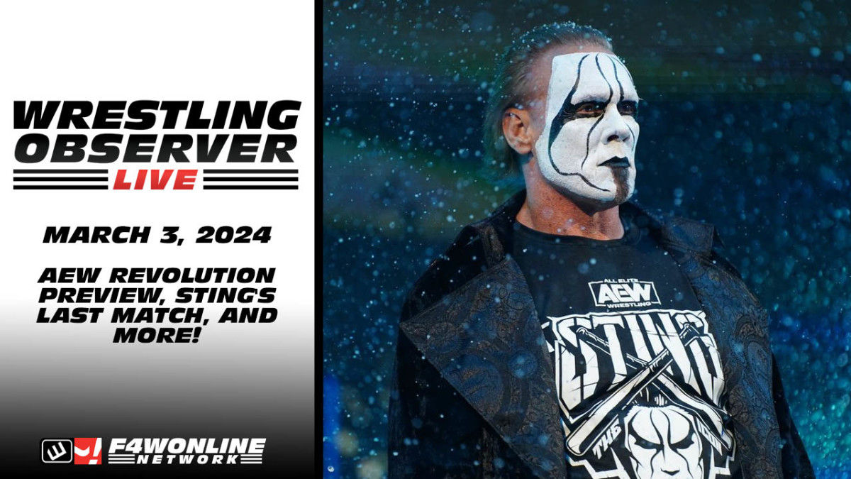 Wrestling Observer Live: AEW Revolution preview, Sting’s final match