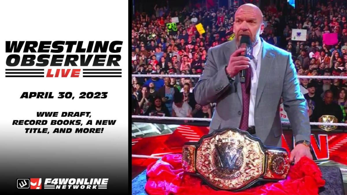 Wrestling Observer Live: WWE Draft & a new World title, record books