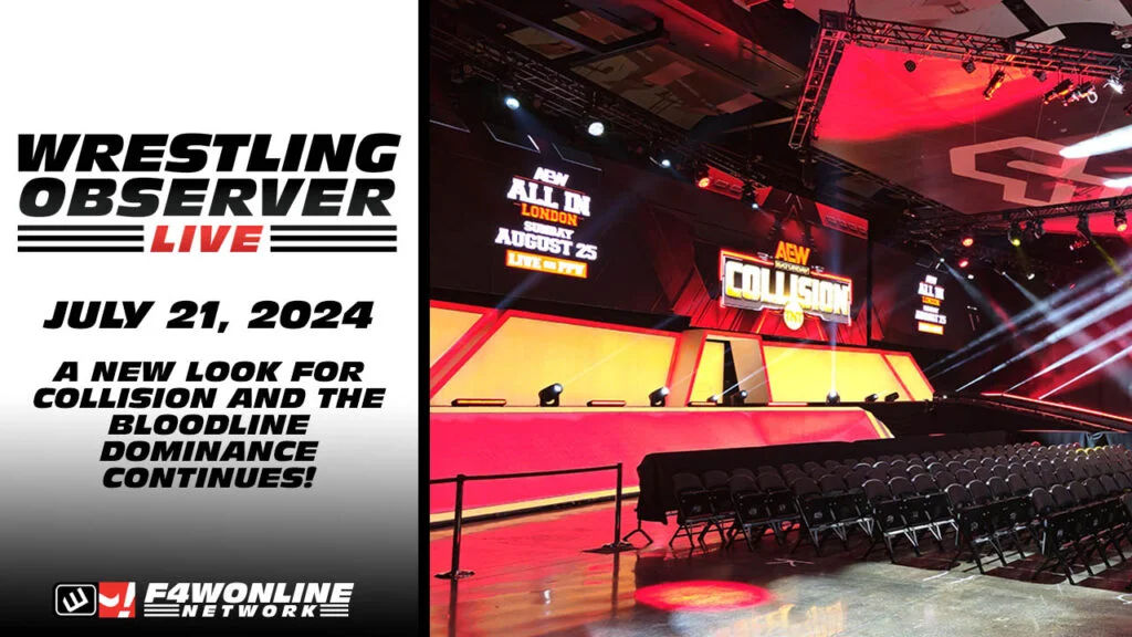 Wrestling Observer Live: AEW Collision’s new look & The Bloodline’s dominance continues