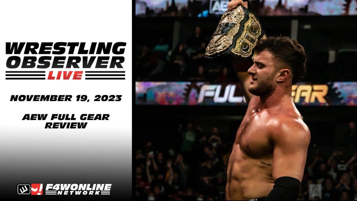 Wrestling Observer Live: AEW Full Gear review