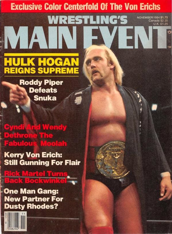 DragonKingKarl Classic Wrestling Show: Main Event Wrestling magazine review