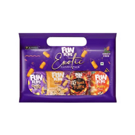 Fun Flips Exotic Puffs Combo Pack - Western Snacks on OZO Mart
