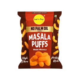 Let's Try Masala Puffs (Magic Masala) - Indian Namkeen on OZO Mart