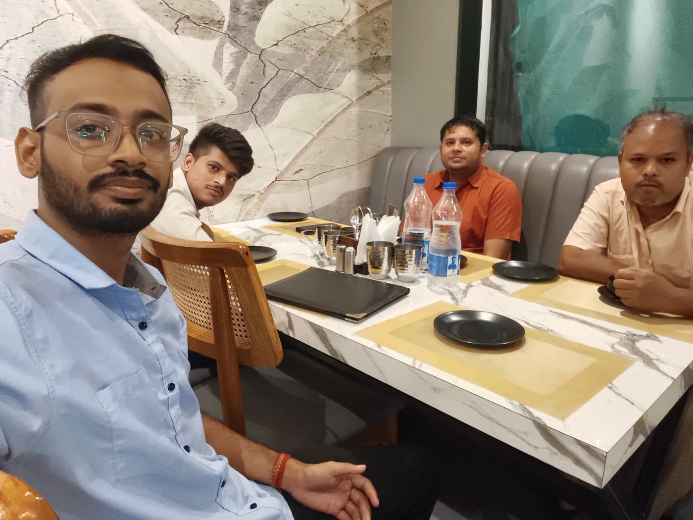 KSAC team having dinner together at Swathi Hotel, Hosapete