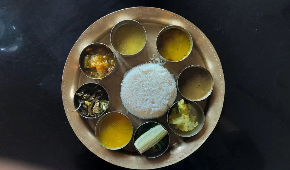 Assamese Thali: The everyday Assamese Cuisine.