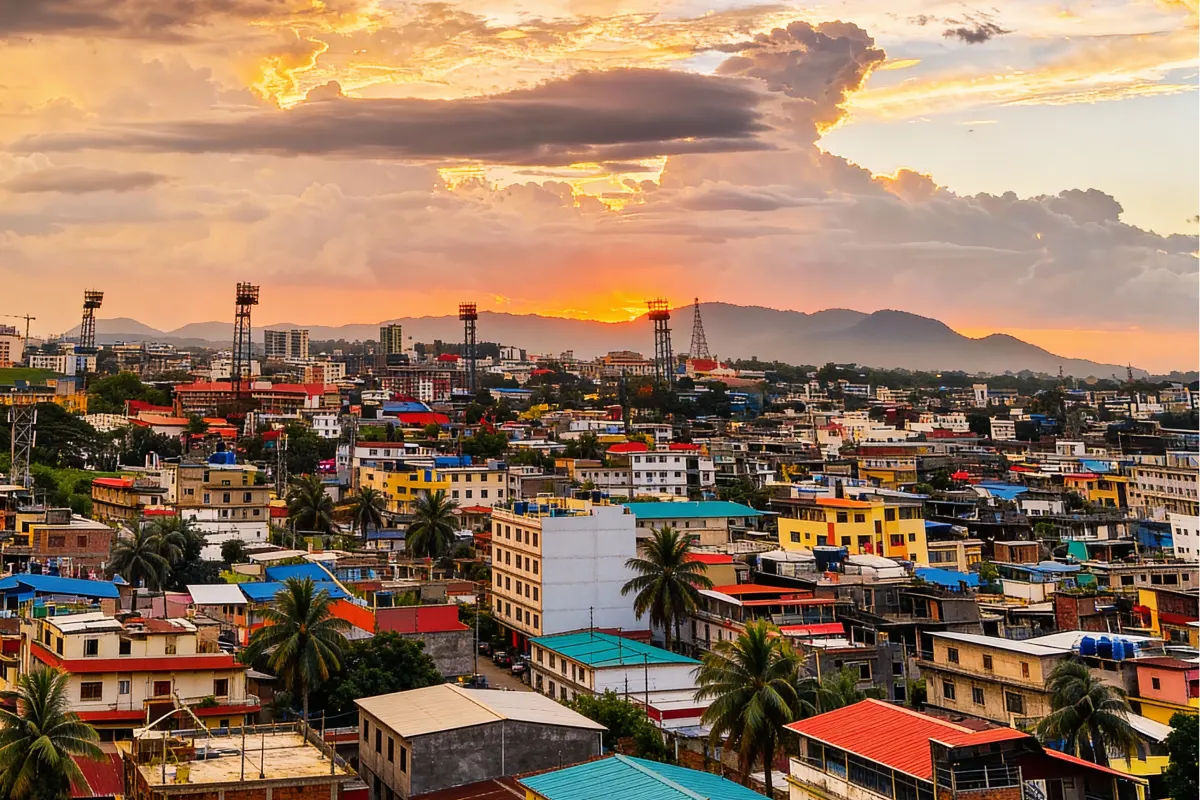 Guwahati City Tour: From Hilltop Aerial View to River Sunset View