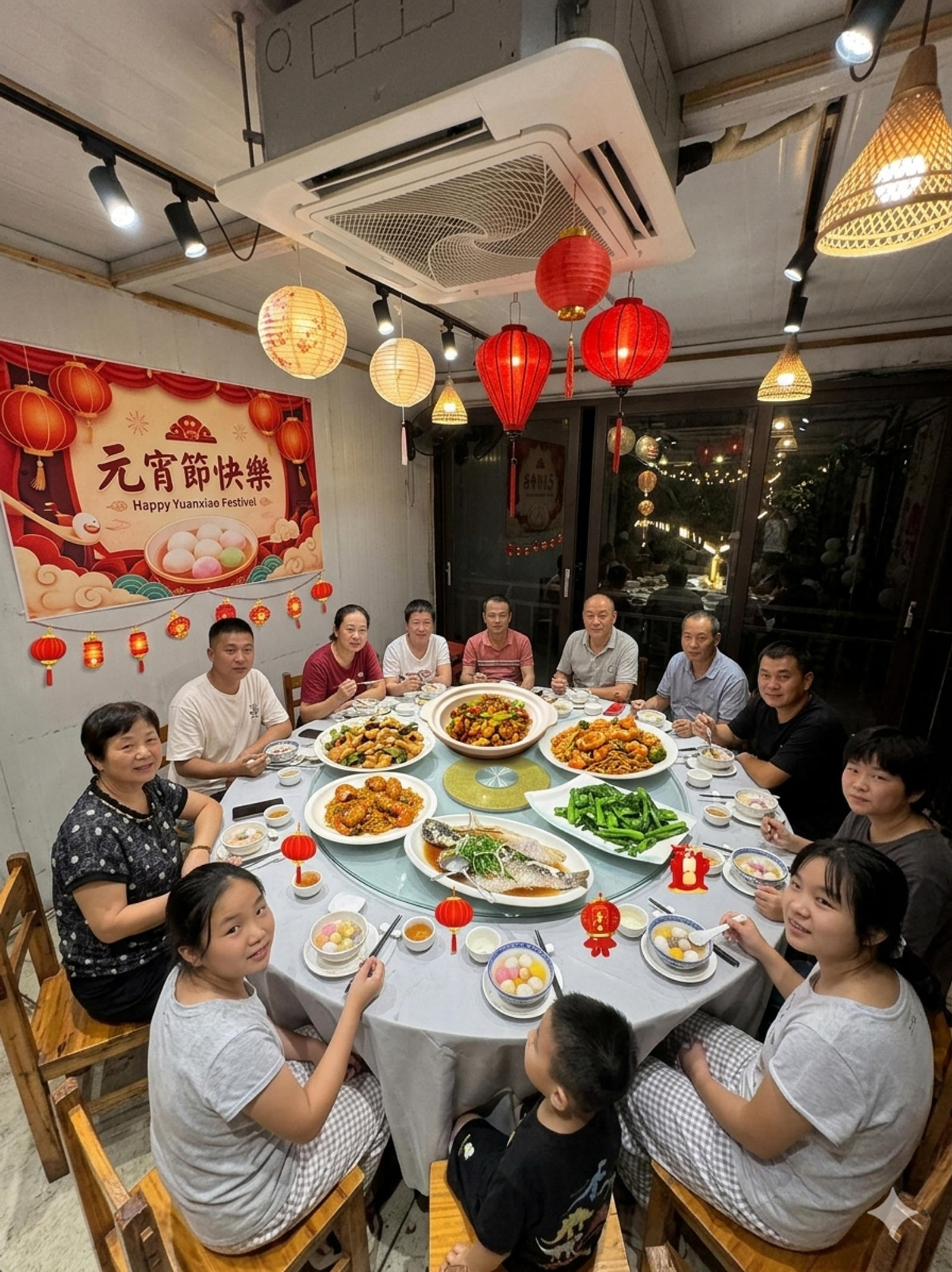 斗門春節與元宵家庭出遊氛圍示意