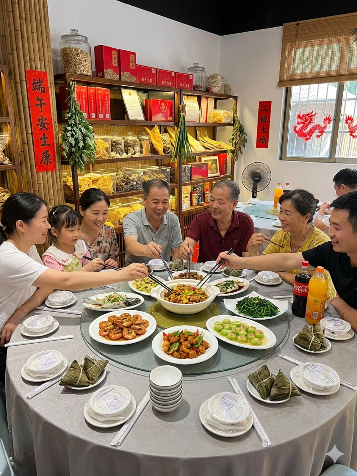 端午節二娘土雞家庭聚餐