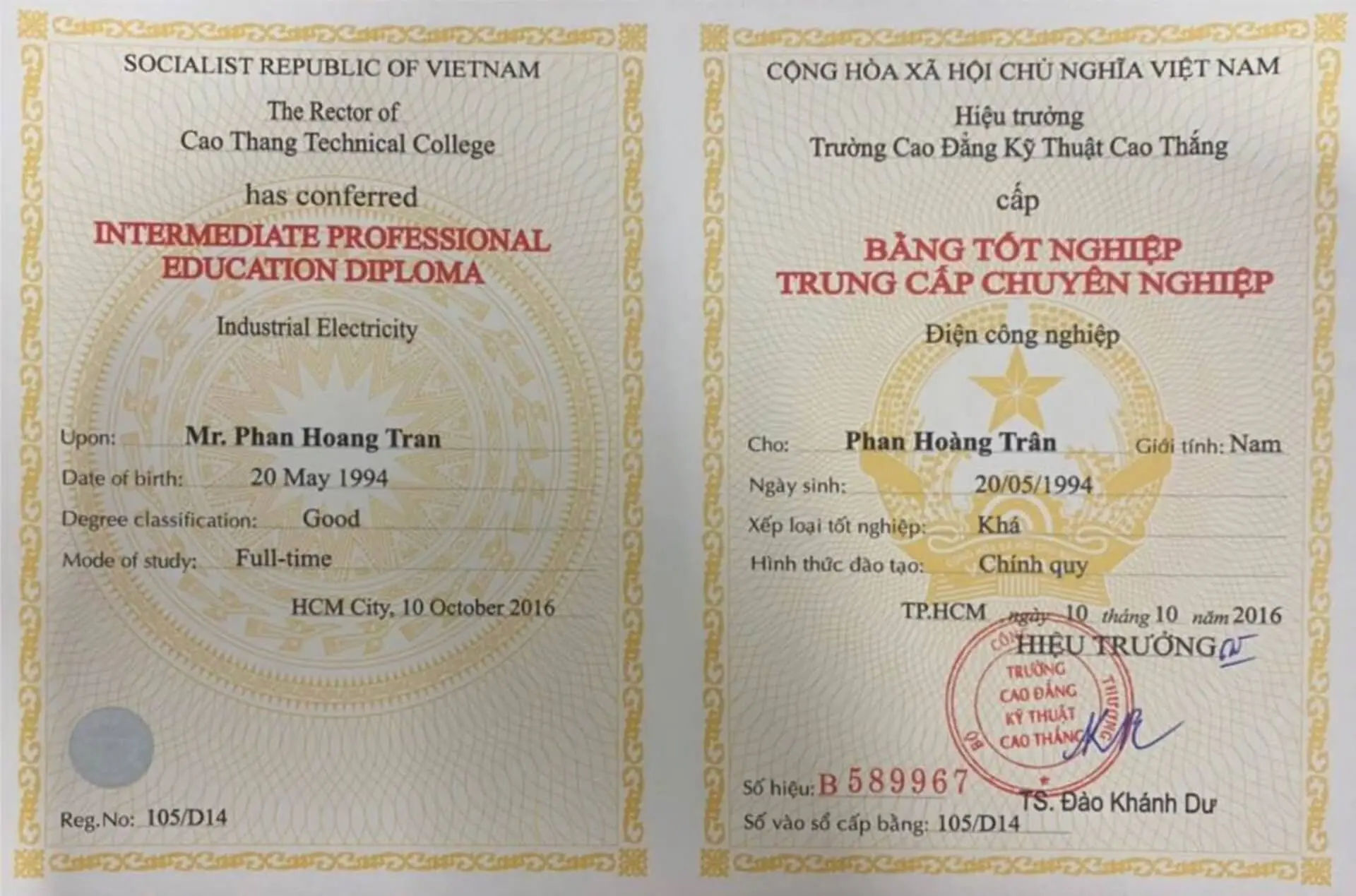 Làm Bằng Trung Cấp Miễn Phí Giao Hàng Tận Nơi - Làm Bằng Toàn Quốc