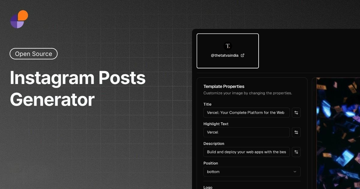 IG Posts Generator