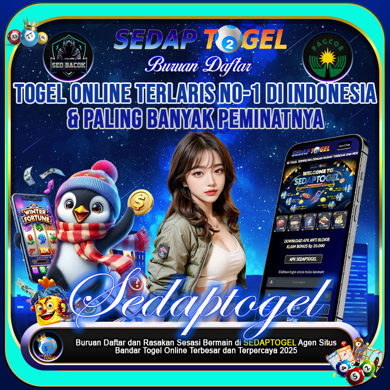 SEDAPTOGEL > Situs Toto Togel Online Terlaris No-1 di Indonesia & Paling Banyak Peminatnya - By Supporters